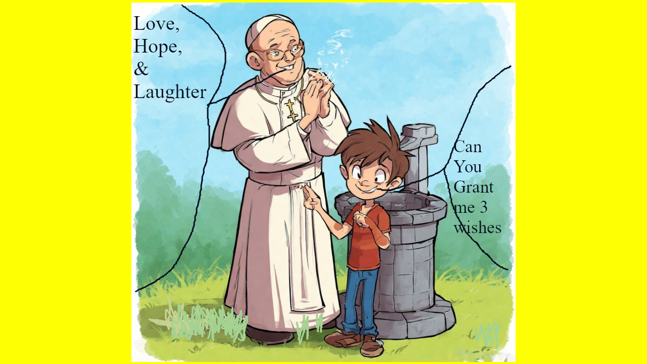 The Pope’s Abstract Words vs. Reality
